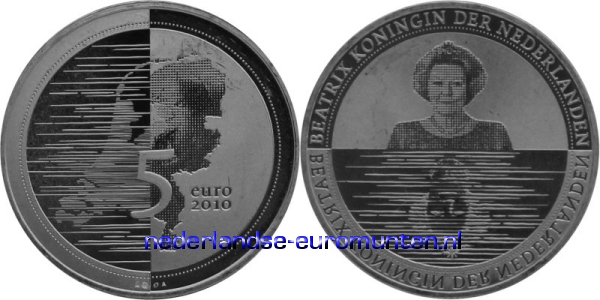 5 Euro Nederland 2010 - Nederland Waterland