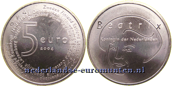 5 Euro Zilver 2004 - Uitbreiding van de Europeese Unie 2004