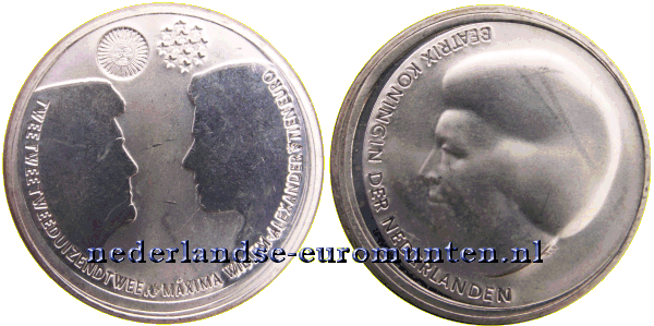 10 Euro Zilver 2002 - Huwelijksmunt