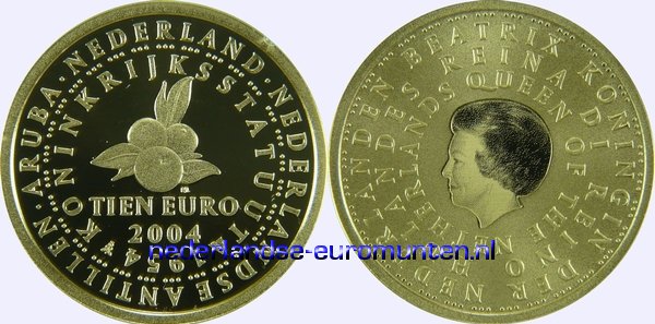 10 Euro Goud 2004 - 50 jaar Koninkrijksstatuut der Nederlanden