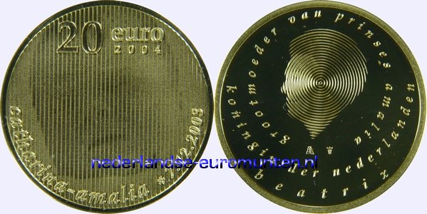 20 Euro Nederland 2004 - Geboortemunt