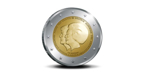 2 Euro Nederland 2013 - Troonswisseling Dubbelportret