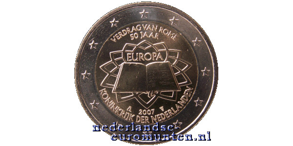 2 Euro Nederland Verdrag van Rome 2007