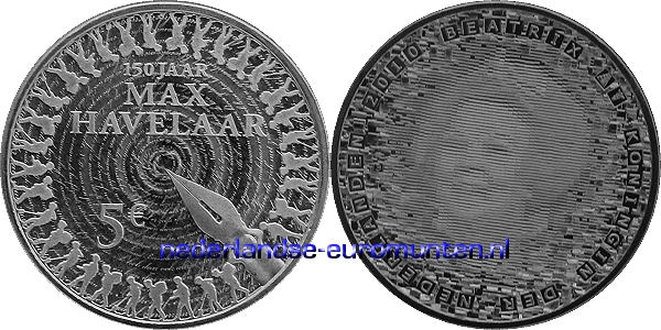5 Euro Nederland 2010 - 150 jaar Max Havelaar